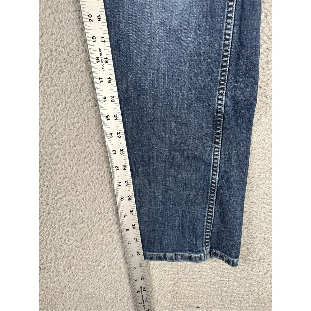 Wrangler Retro Jeans Mens‎ 30x30 (32x30) Blue Slim Straight Denim Distressed